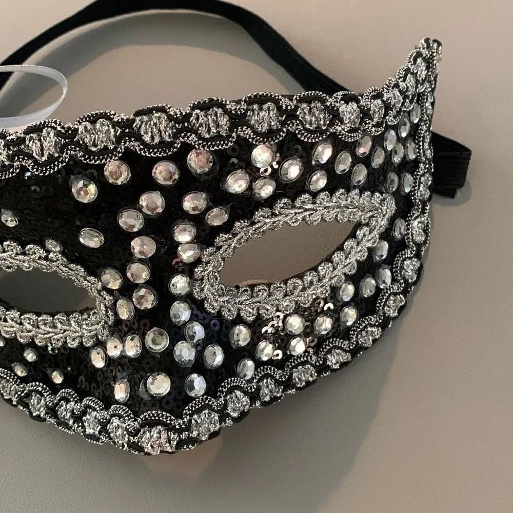 Rhinestone Halloween  Mask